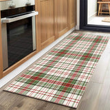 Wumarts Mat® Plaid Washable Area Rugs for Living Room, Bedroom & Dining Room – Modern Soft Low Pile Non Slip Carpet – Pet Friendly Waterproof Foldable Rugs for Home