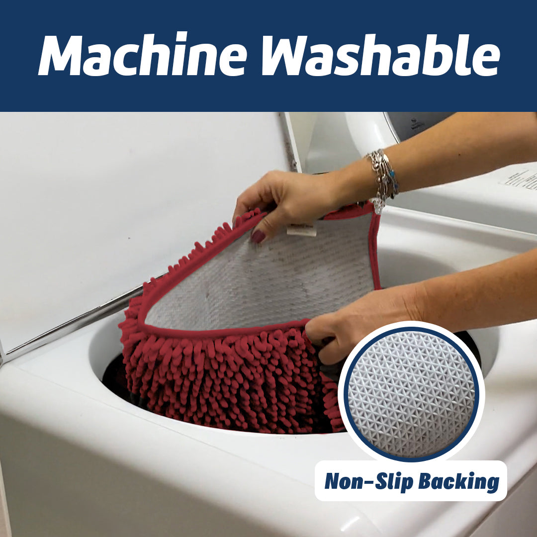 Wumarts Mat® Bathroom Rugs set, Bath Mats (20”x30”) with U Shaped Toilet Mat (20”x20”)